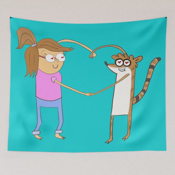 Item preview, Rigby and Eileen Regular Show/Valentines Day designed and sold by kestrada2906.