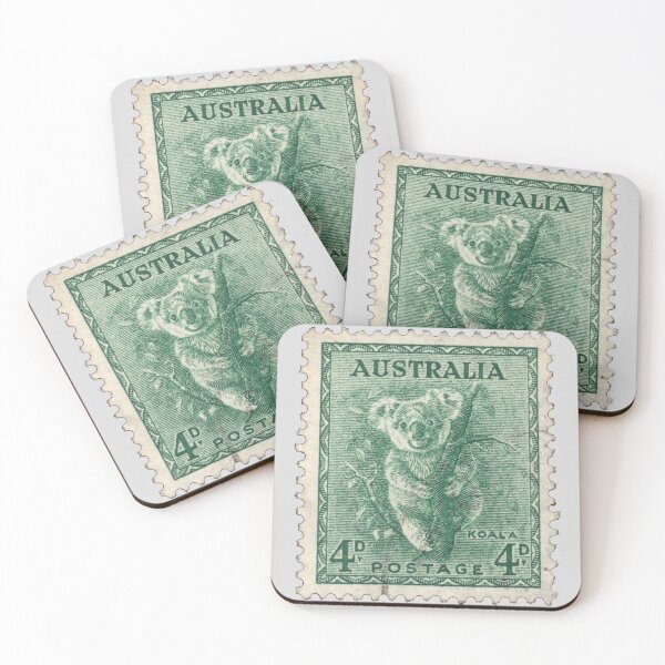 Item preview, Vintage Postage Stamp Koala Bear Australia - Save the Koala designed and sold by MagicBoutique.