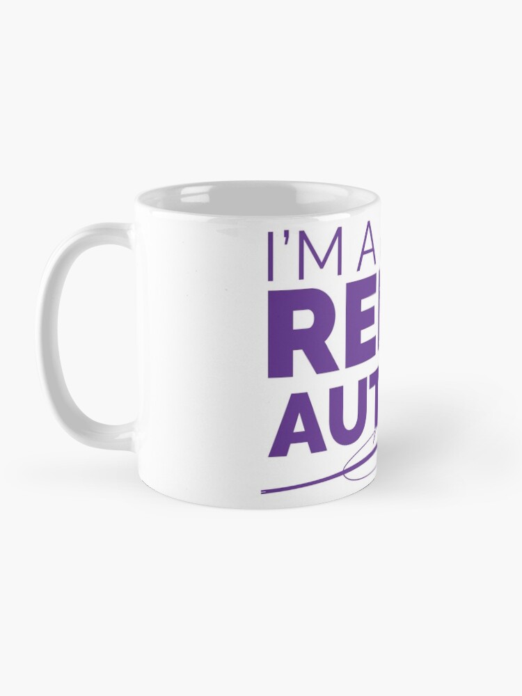 Alternate view of I'm a Rebel Author Coffee Mug