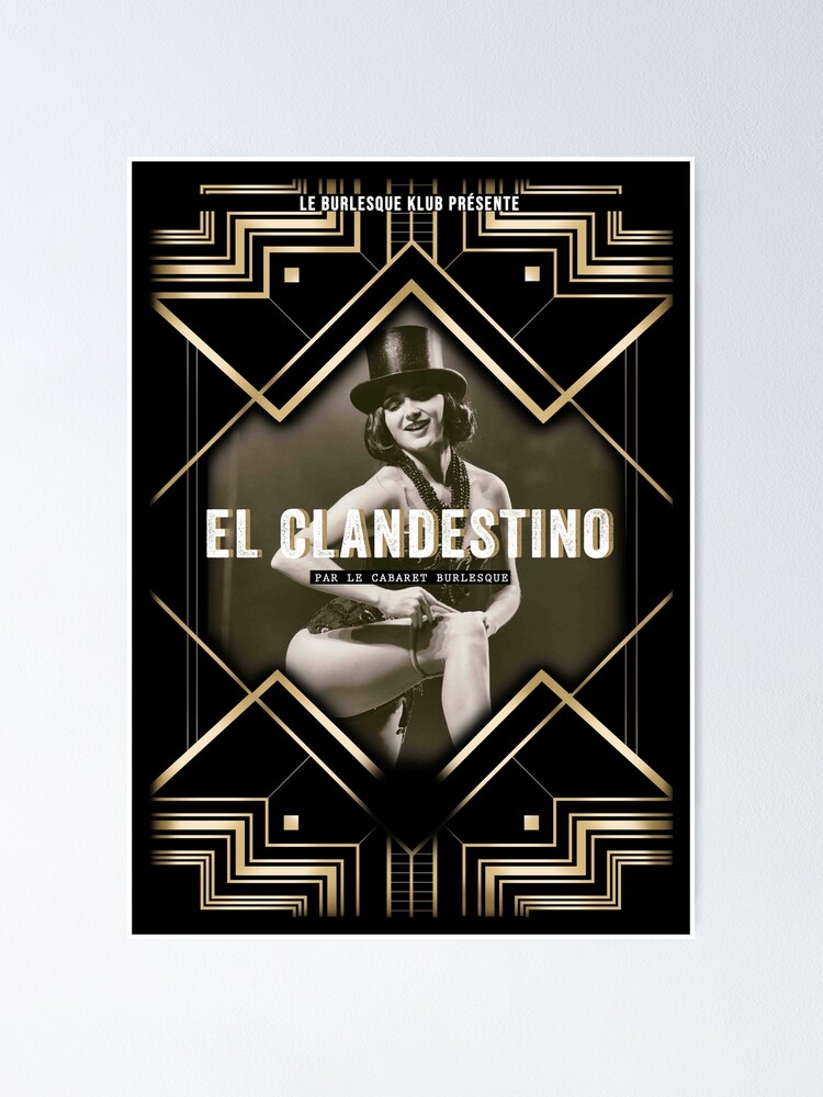 Poster ''El Clandestino Cabaret' : autre vue