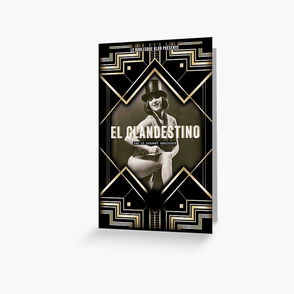 Item preview, El Clandestino Cabaret designed and sold by cabaretb.
