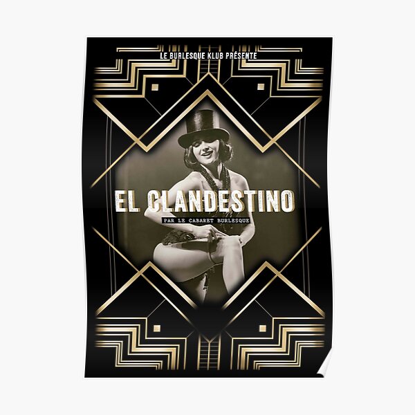 El Clandestino Cabaret Poster