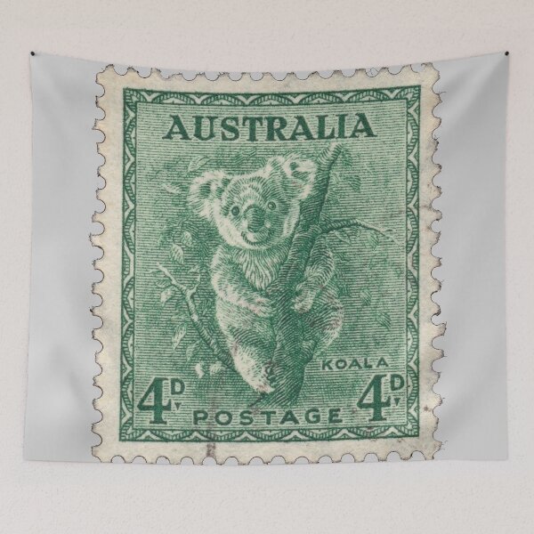 Item preview, Vintage Postage Stamp Koala Bear Australia - Save the Koala designed and sold by MagicBoutique.