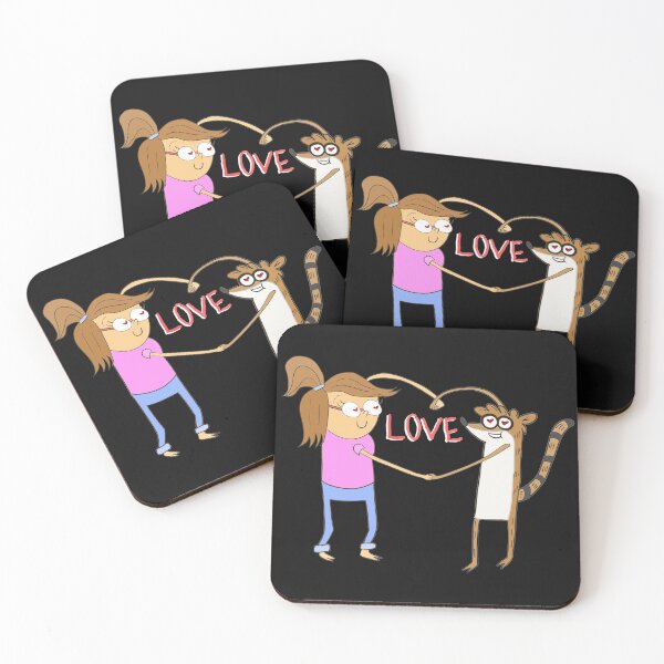 Item preview, Love Rigby and Eileen Regular Show/Valentines Day designed and sold by kestrada2906.