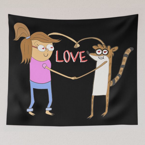 Item preview, Love Rigby and Eileen Regular Show/Valentines Day designed and sold by kestrada2906.