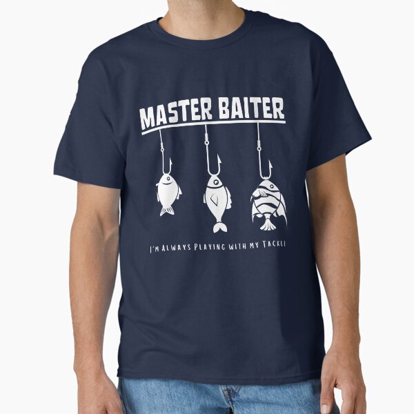 Item preview, Master Baiter - Funny Fishing meme style Tshirt, Mug and Print designed and sold by Pearsona89.