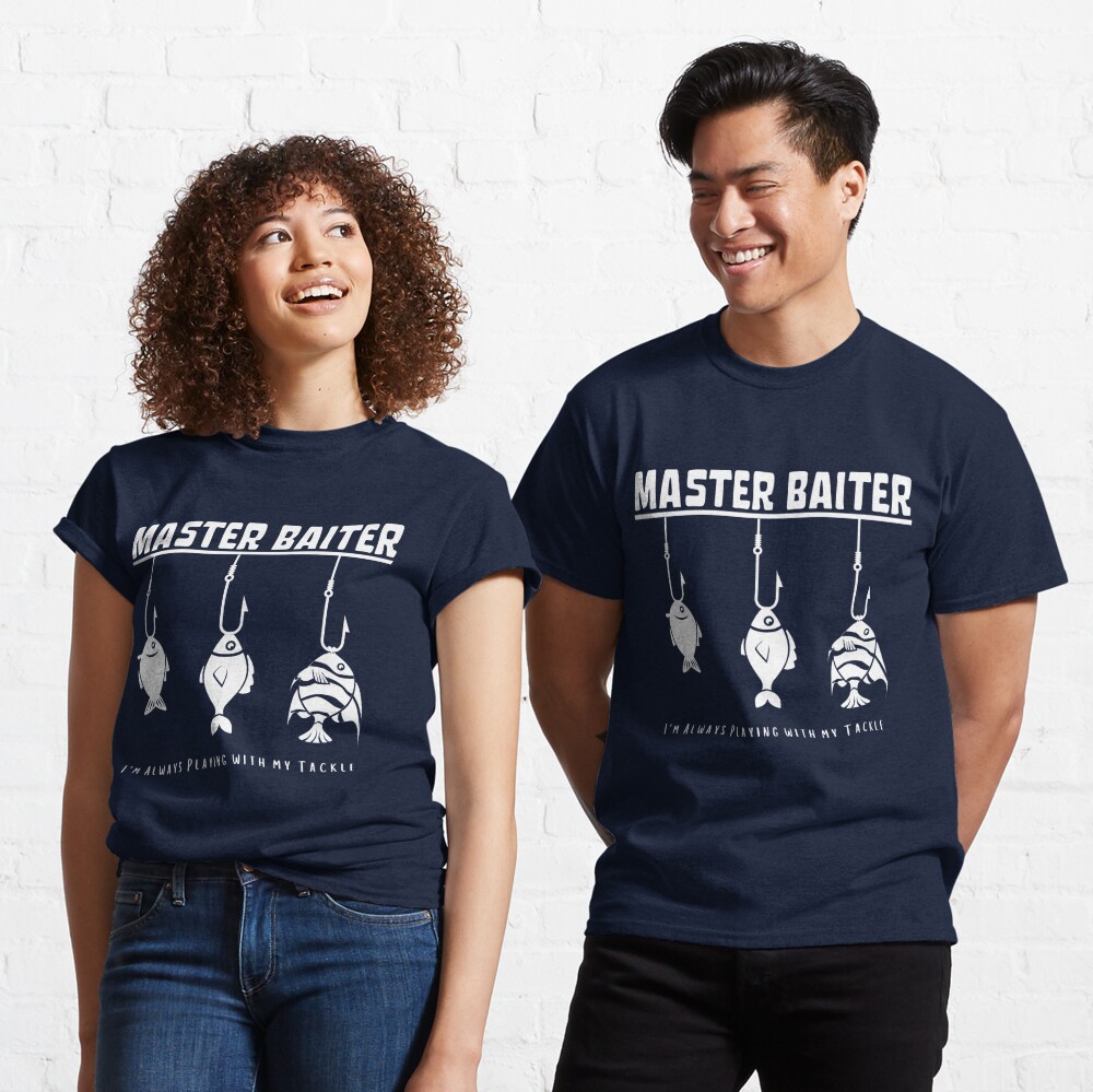 Master Baiter - Funny Fishing meme style Tshirt, Mug and Print Lightweight  Hoodie for Sale by Pearsona89