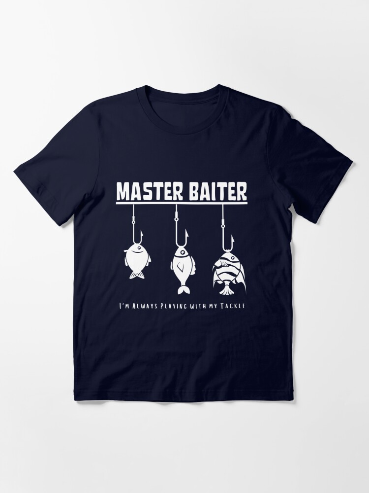 Master Baiter - Funny Fishing meme style Tshirt, Mug and Print | Essential  T-Shirt