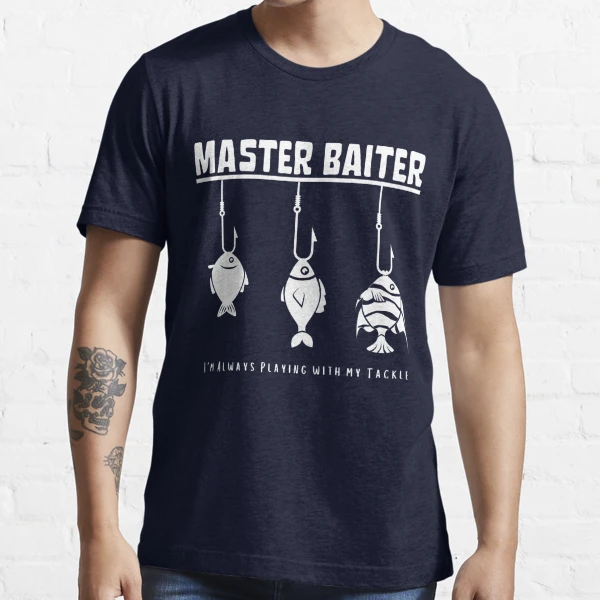 Master Baiter Shirt Funny Fishing Shirts for Men S, Black : Generic:  : Clothing, Shoes & Accessories