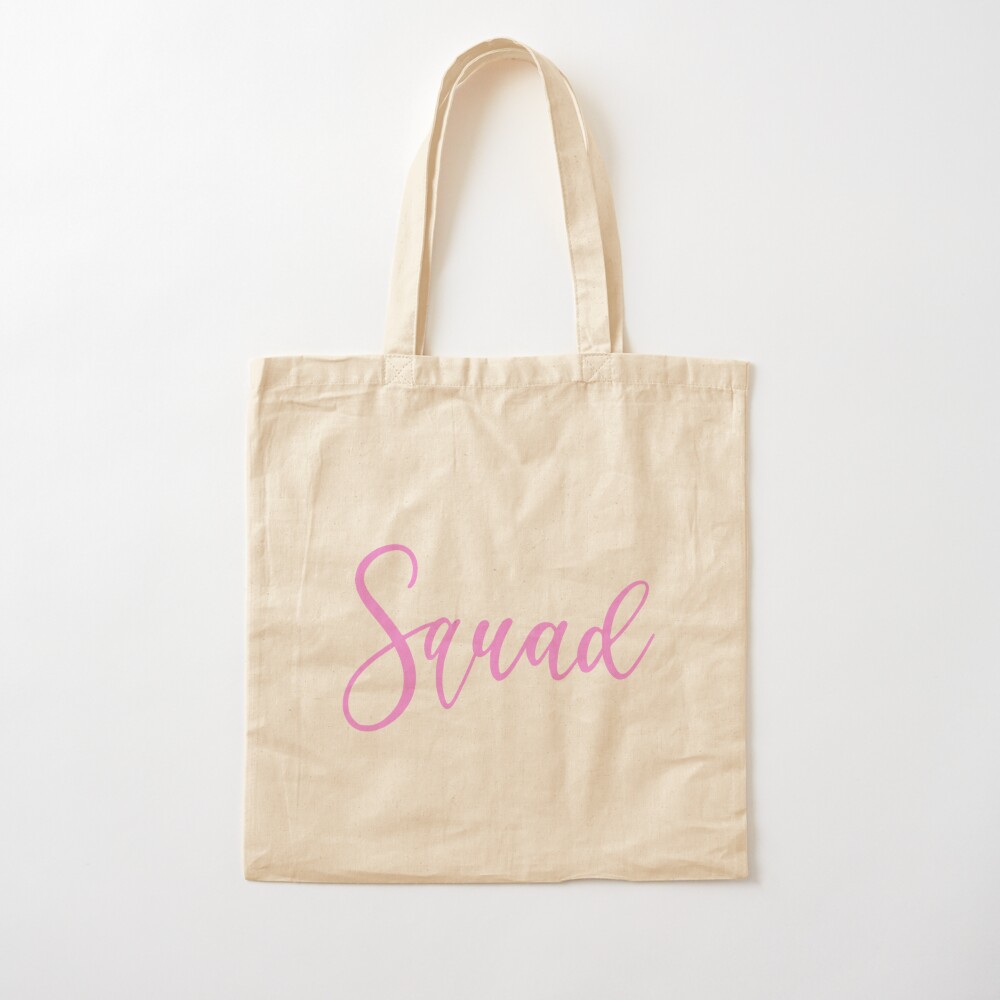 bride squad canvas bag