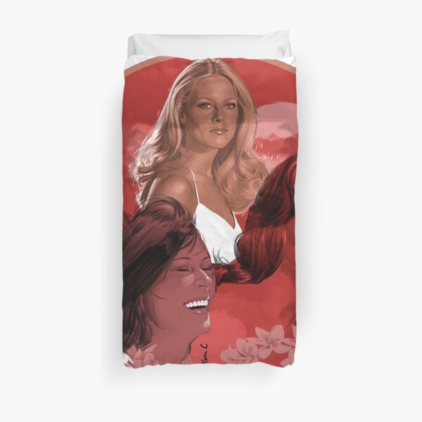 Angels in paradise Duvet Cover