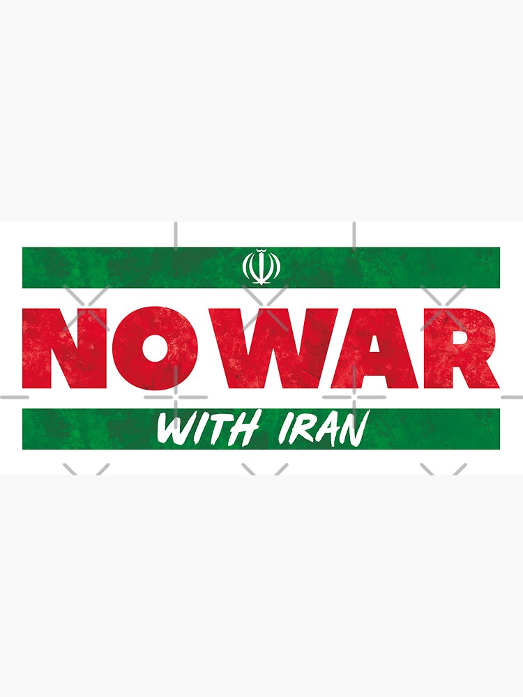 No War With Iran by BethsdaleArt