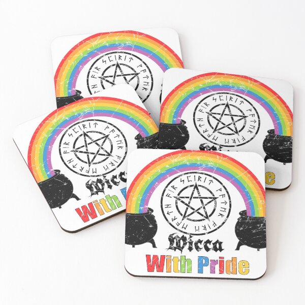 Item preview, Copy of Wicca with pride (destressed)  designed and sold by FullDungeon.