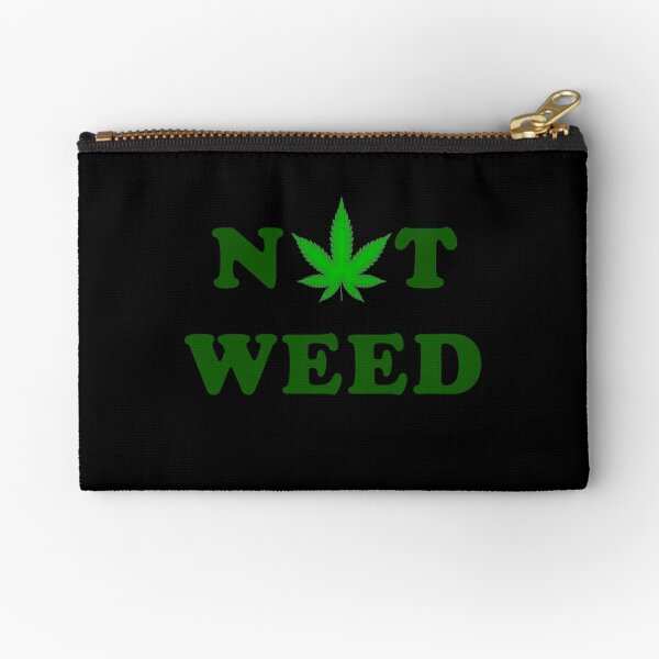 Weed Leaf Boobs Zip Pouch by CalNyto - Pixels