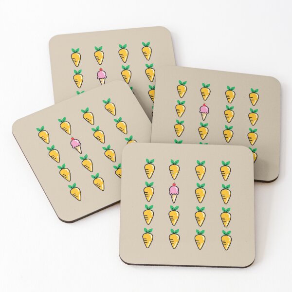 Item preview, Carrots and Icecream - Odd One Out designed and sold by pixelinga.