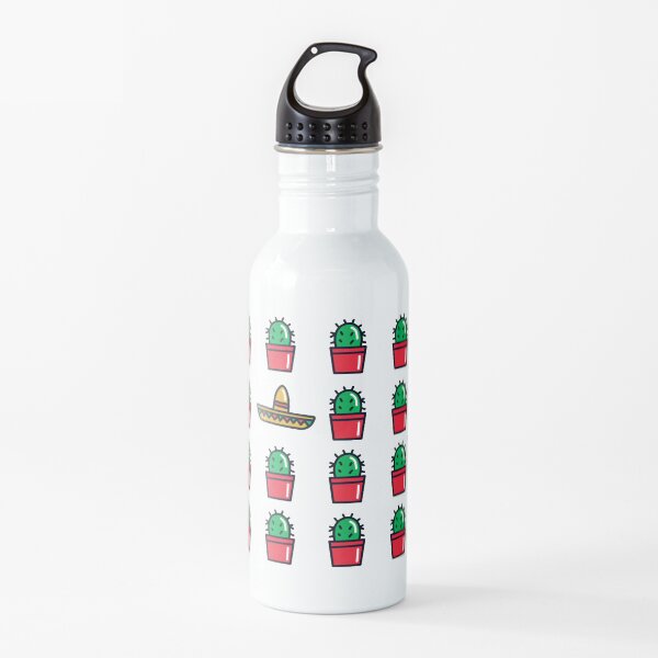 Cactus and Sombrero - Odd One Out Water Bottle