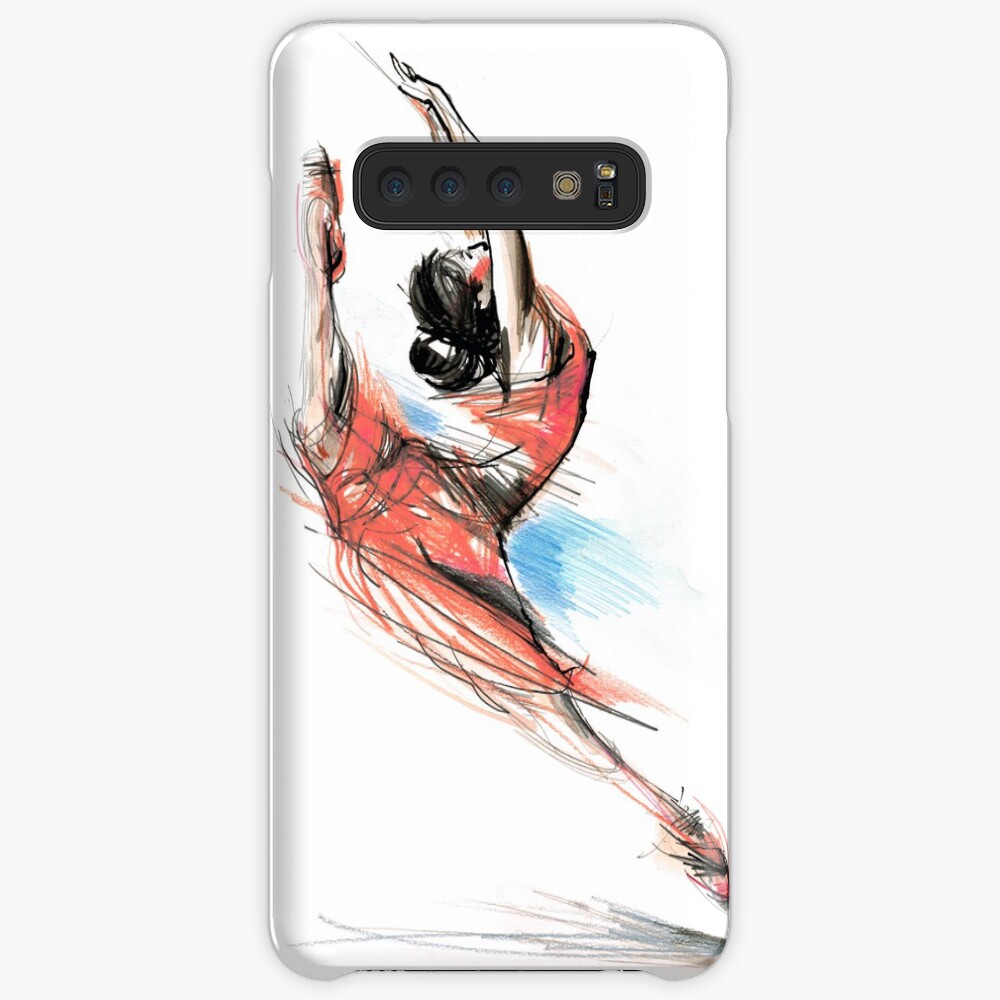 Expressive Dancer Ballet Dance Drawing Case & Skin for Samsung Galaxy