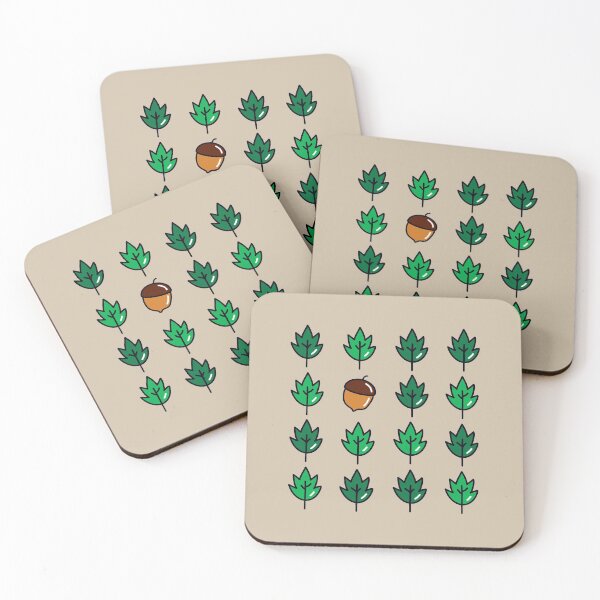 Item preview, Maple Leaves and Acorn - Odd One Out designed and sold by pixelinga.