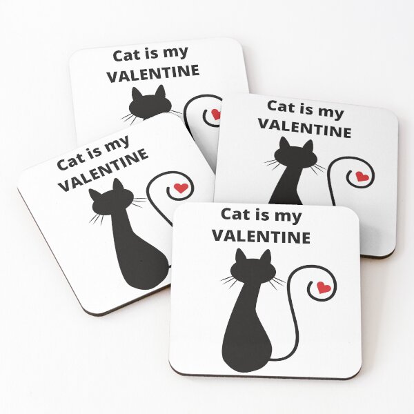 Item preview, CAT IS MY VALENTINE designed and sold by Fiesta1000.