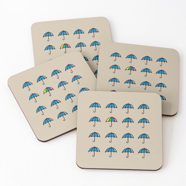 Item preview, Paraguas - Odd One Out designed and sold by pixelinga.