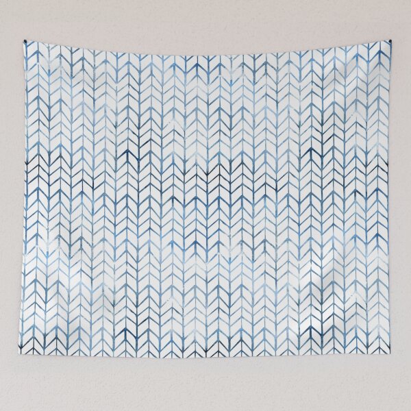 Item preview,  Classic blue knitted pattern designed and sold by JuliaBadeeva.