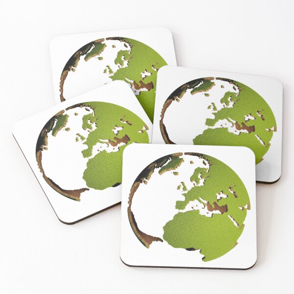 Item preview, Green World - Planet earth covered with grass designed and sold by AndreasPrott.