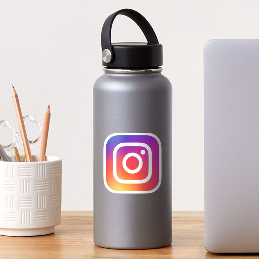 Instagram Logo Drucken Sticker Von Syedhamza96 Redbubble