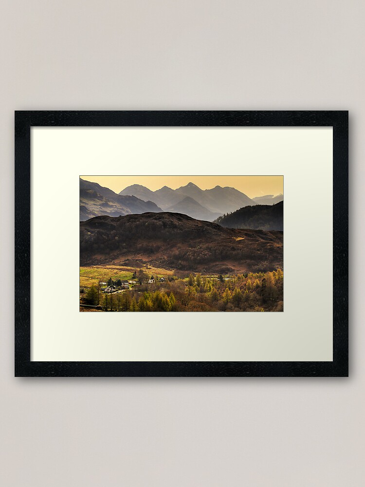 Alternate view of Silhouetted Sisters Framed Art Print