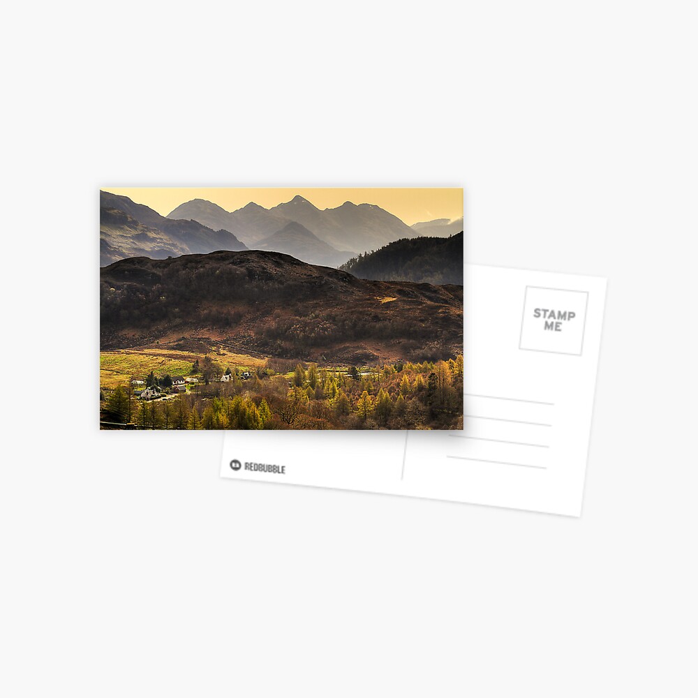 Silhouetted Sisters Postcard
