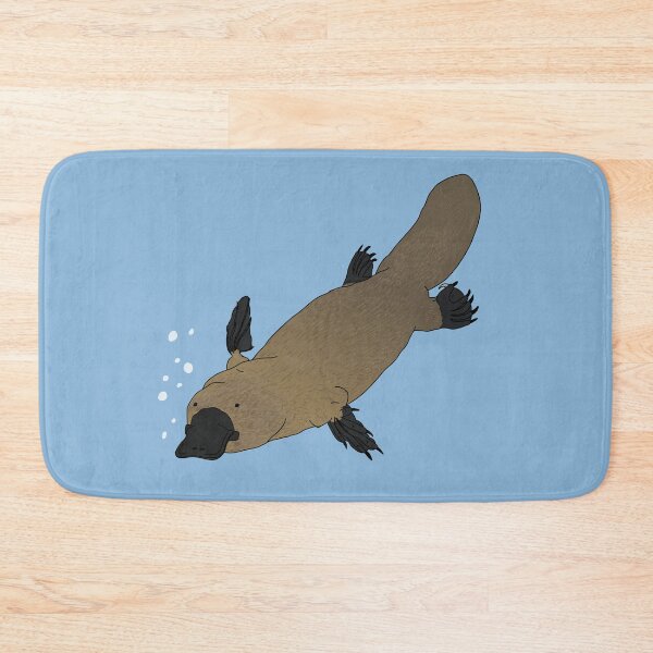 Item preview, Platypus platypus swimming underwater designed and sold by NatureNature.