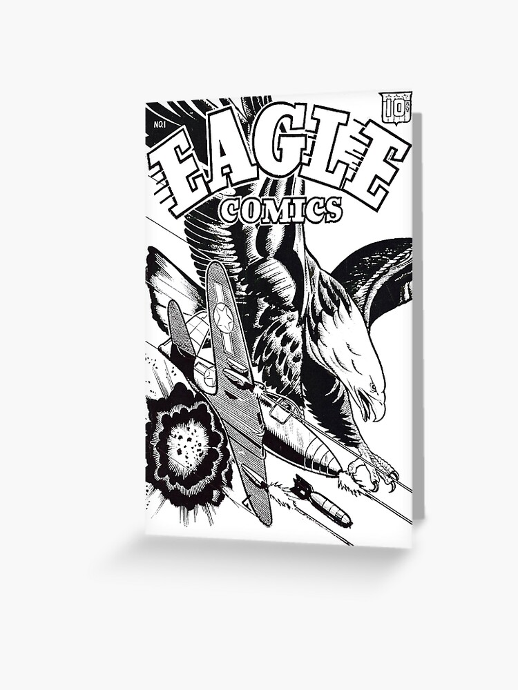 Tarjetas de felicitación «Águila Comics Pop Art» de WilliamHazle | Redbubble