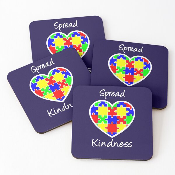 Item preview, Autism Awareness Spread Kindness Puzzle Heart designed and sold by LaurenElin.