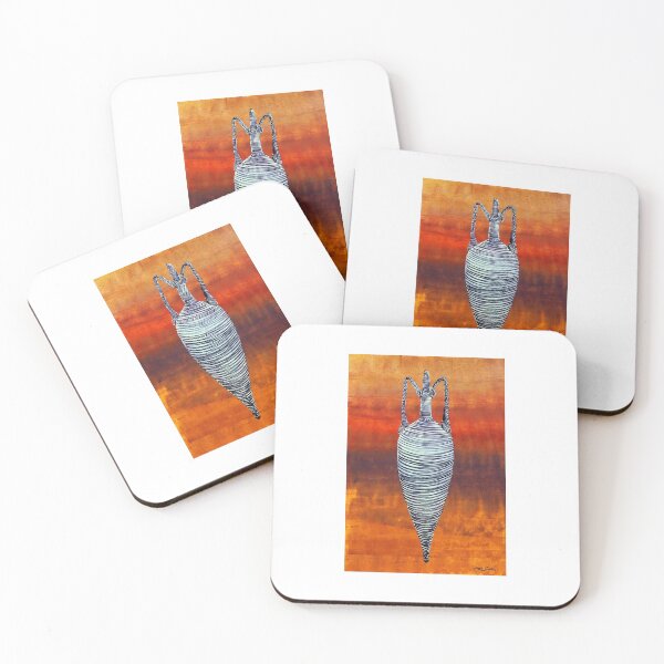Item preview, Vessel in White By ArtGuru 0116 - Acrylic On Paper designed and sold by Art Guru.