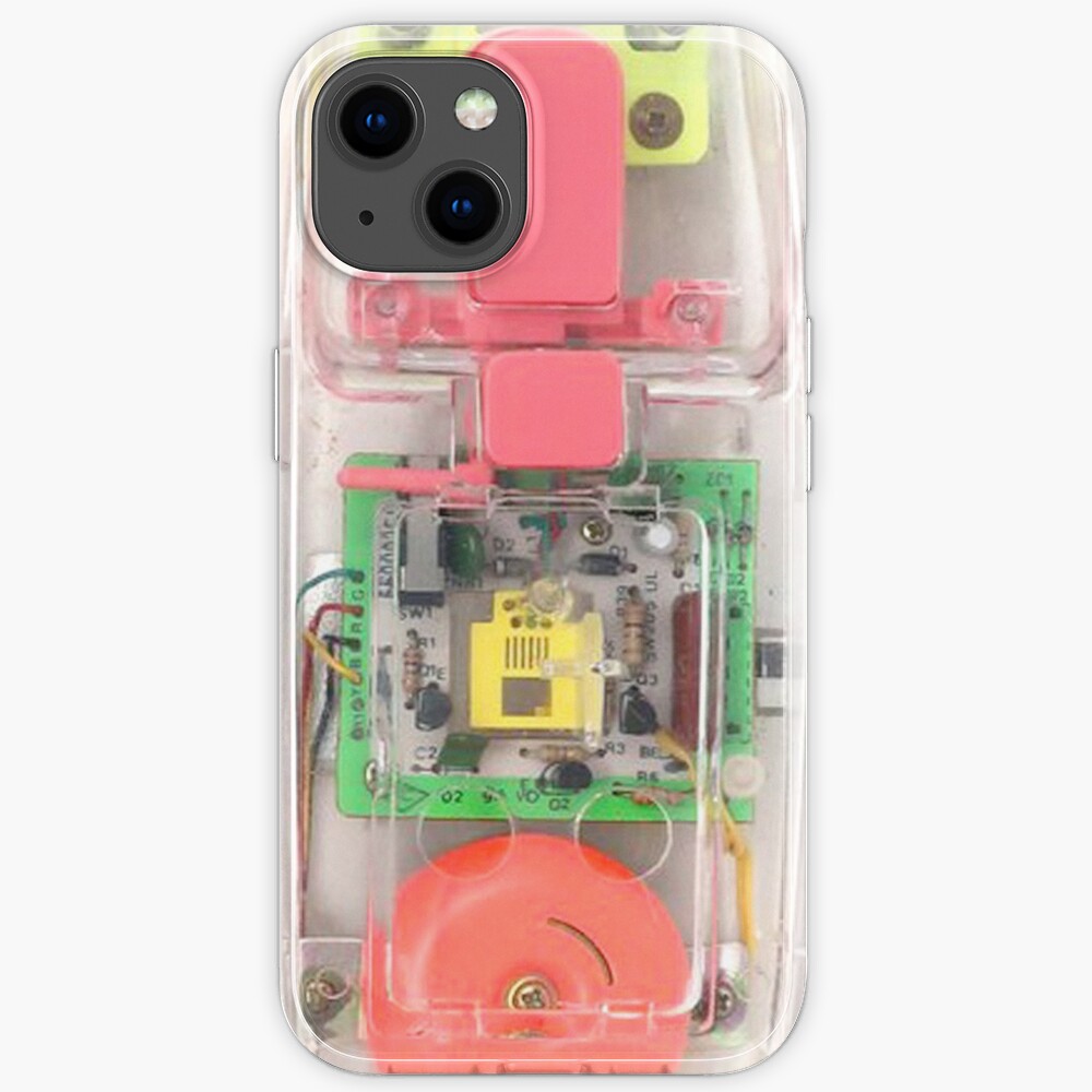 80's Eighties Transparent Translucid Conairphone Neon Brights iPhone Case