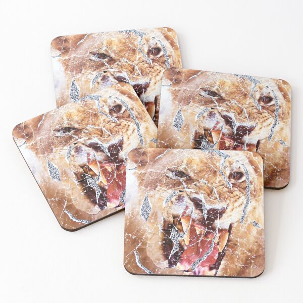 Item preview, Ripped and torn lioness designed and sold by Lara Rouse.