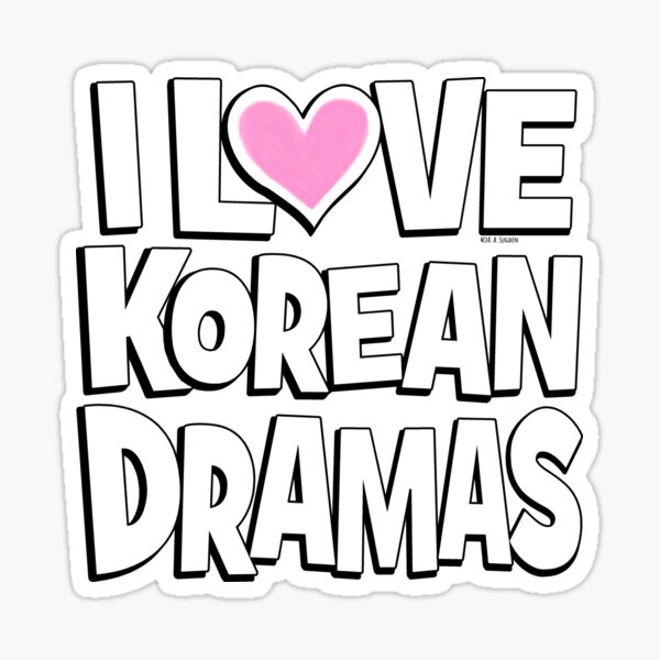 Item preview, I Love Korean Dramas designed and sold by ArtVixen.