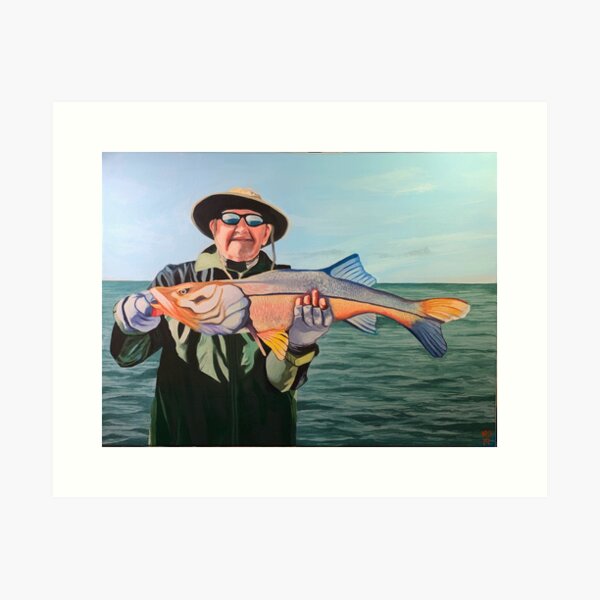 Boy Fishing, Bait, Angler, Fish Pole, Tackle, Lake, Family Vacation,  Children Watercolor Painting Print, Wall Art, Home Decor, Fisher Boy