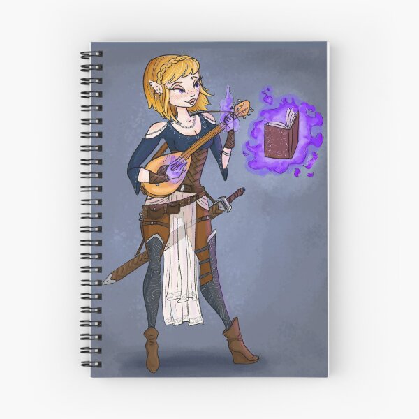 Item preview, Half-Elf Bard designed and sold by Alexa Martin.