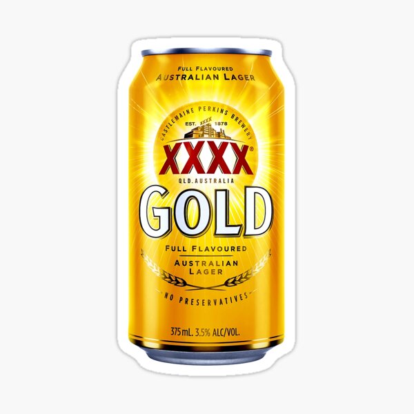 XXXX Golddose Sticker