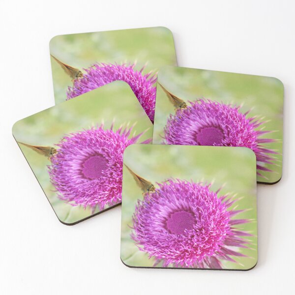 Item preview, Pink musk thistle flower designed and sold by pinkal.