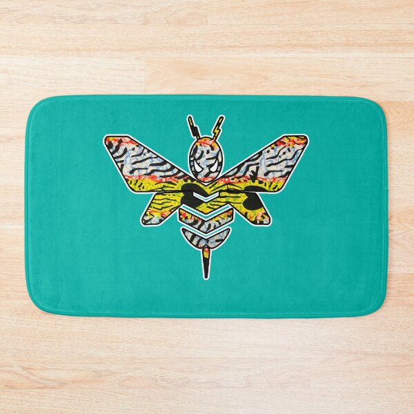 Item preview, Blue Batik Bumble Bee  designed and sold by artbyomega.