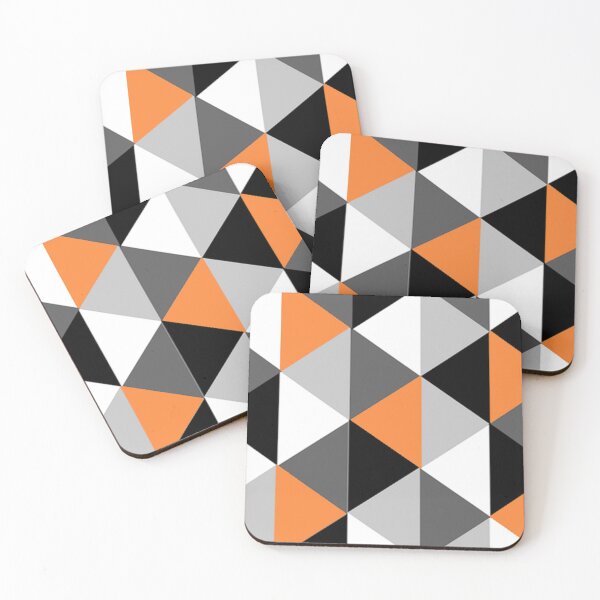 Item preview, Orange, Black, White and Grey Pattern designed and sold by dinelson.