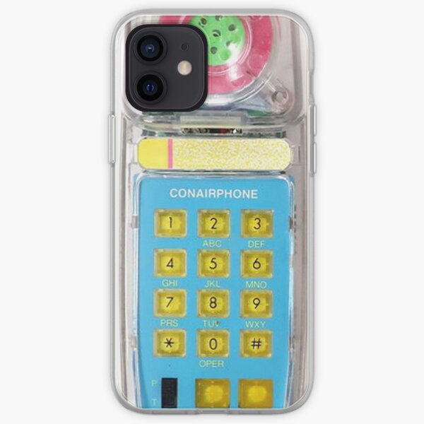 80's Eighties Transparent Translucid Conairphone Neon Brights Dial iPhone Soft Case