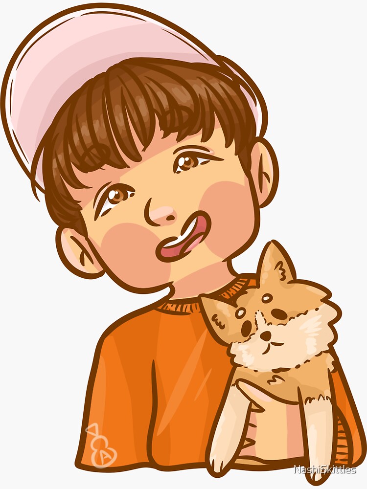 Thumbnail 3 von 3, Sticker, Katze & Hund Huening Kai designt und verkauft von NashiSkittles.