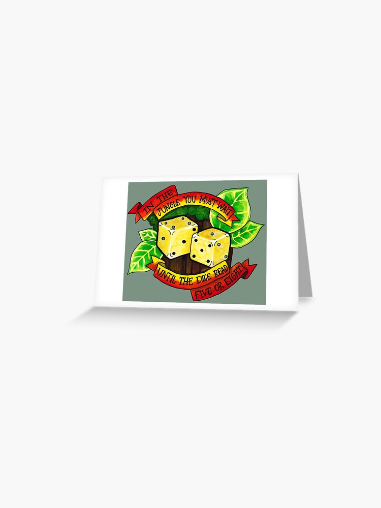 Jungle Quote Greeting Card By Emthatwonders Redbubble