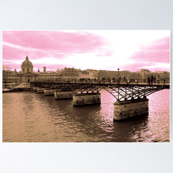 Item preview, Parisian Mosaic - Piece 16 - Pink Sky Above The Ponts des Arts designed and sold by Igor Shrayer.