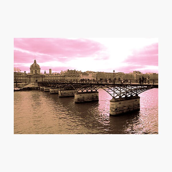 Item preview, Parisian Mosaic - Piece 16 - Pink Sky Above The Ponts des Arts designed and sold by Igor Shrayer.