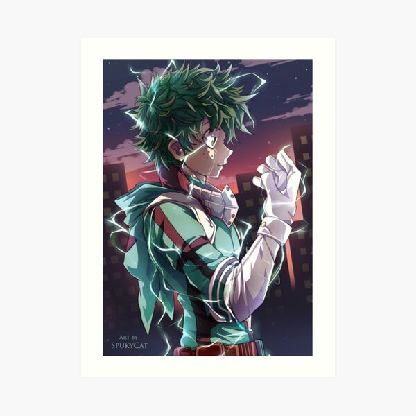 Deku BNHA Lámina artística