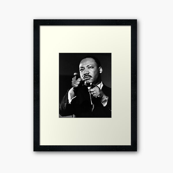 MARTIN LUTHER KING JR Framed Art Print