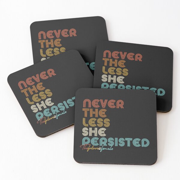 Item preview, Nevertheless She Persisted Product. Retro Feminist Print designed and sold by PackAPunch.